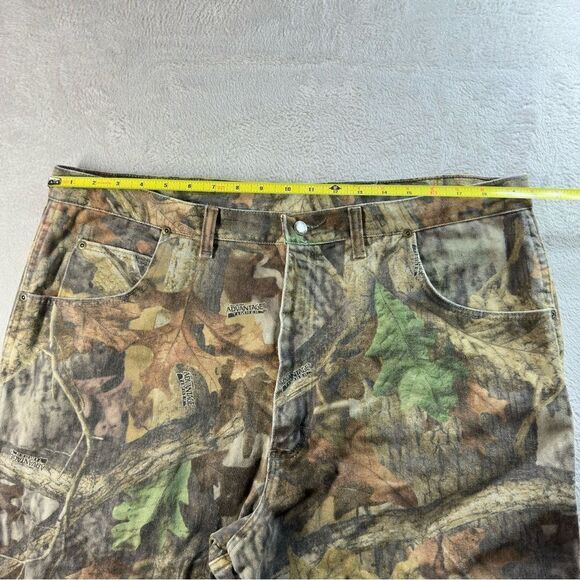 Wrangler Camo Double Knee Hunting Outdoor Pants Made In USA Vtg Men’s 42x30 - Picture 2 of 7